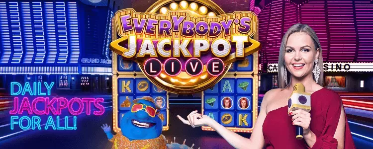 Everybody's Jackpot Live van Playtech