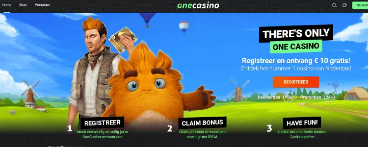 Nieuwe website One Casino