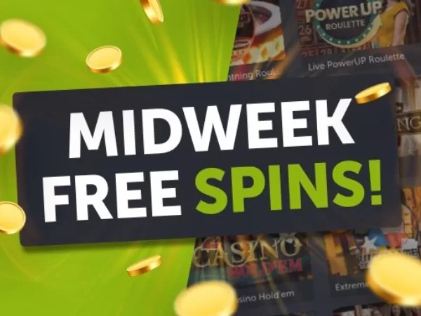 Midweek Free Spins bij Comeon Casino