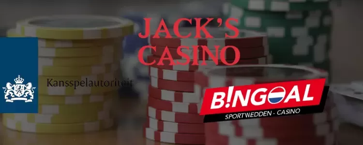 Ksa geeft legale casino's jack's en bingoal een boete