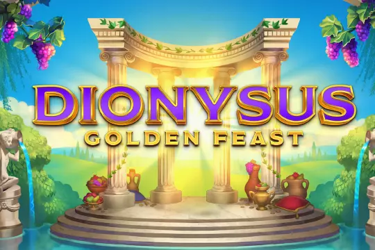 Dionysus Golden Feast met oudheid thema van thunderkick