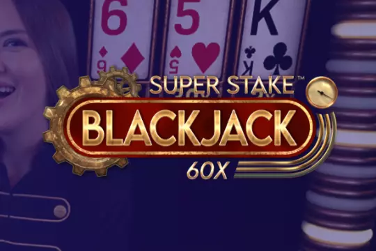 Super Stake Blackjack 60x van Stakelogic