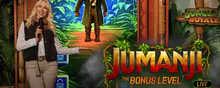 Nieuwe live casino game Jumanji The Bonus Level