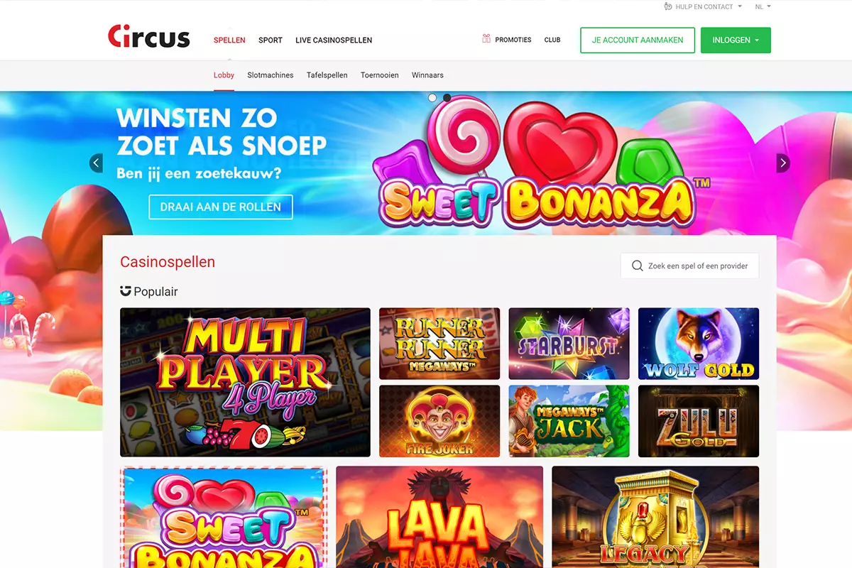 Home page Circus casino