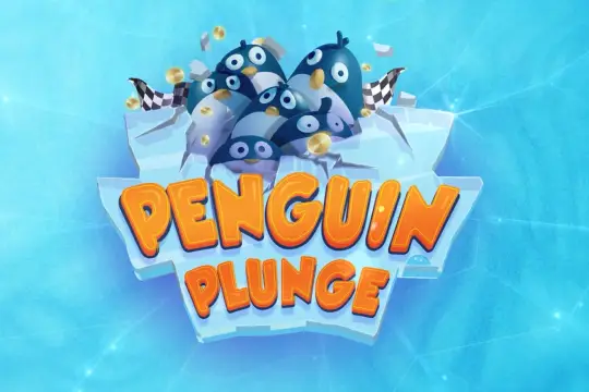 Penguin Plunge clicker game