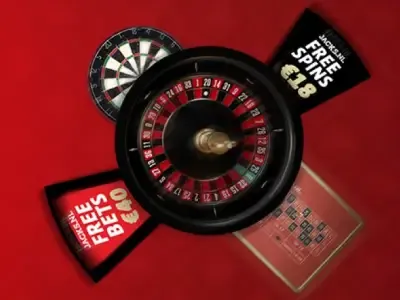 Jack's roulette darts prijzenrad
