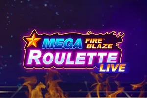 Mega Roulette Fire Blaze live