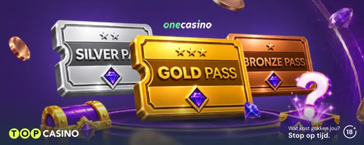 OneCasino Welcome Pass promotie